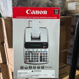 Canon Red and Black Printing Calculator